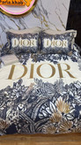 روتختی دونفر کتان پنبه ترک طرح Dior
