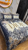 روتختی دونفر کتان پنبه ترک طرح Dior
