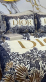 روتختی دونفر کتان پنبه ترک طرح Dior