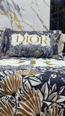 روتختی دونفر کتان پنبه ترک طرح Dior