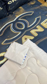 روتختی دونفره کتان پنبه ترک طرح CHANEL