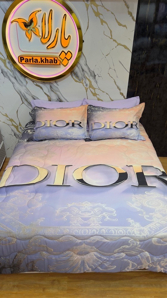 روتختی ۳ بعدی دونفره ترک طرح دیور Dior